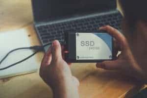The major difference between an SSD and a hard drive is the way data is stored and retrieved.
